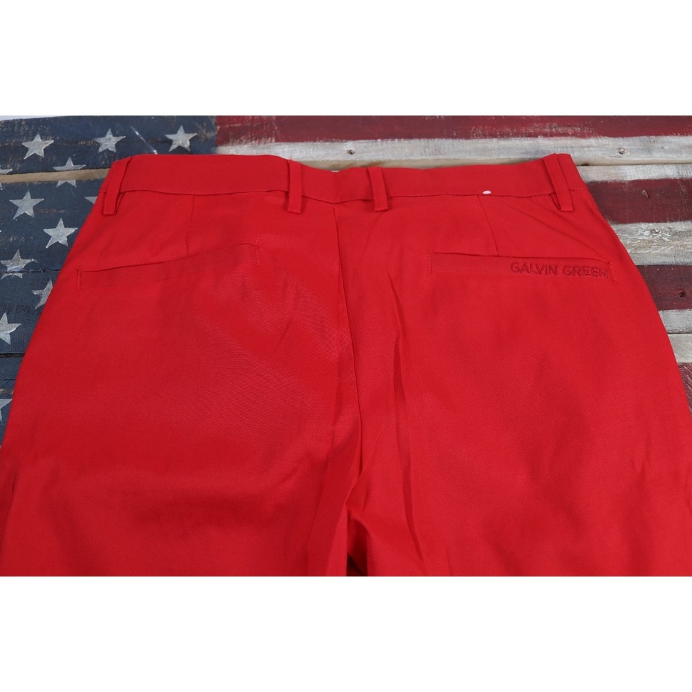 Noah Galvin Green Mens Golf Pants Red 30x30 Breathable Performance - Picture 9 of 10